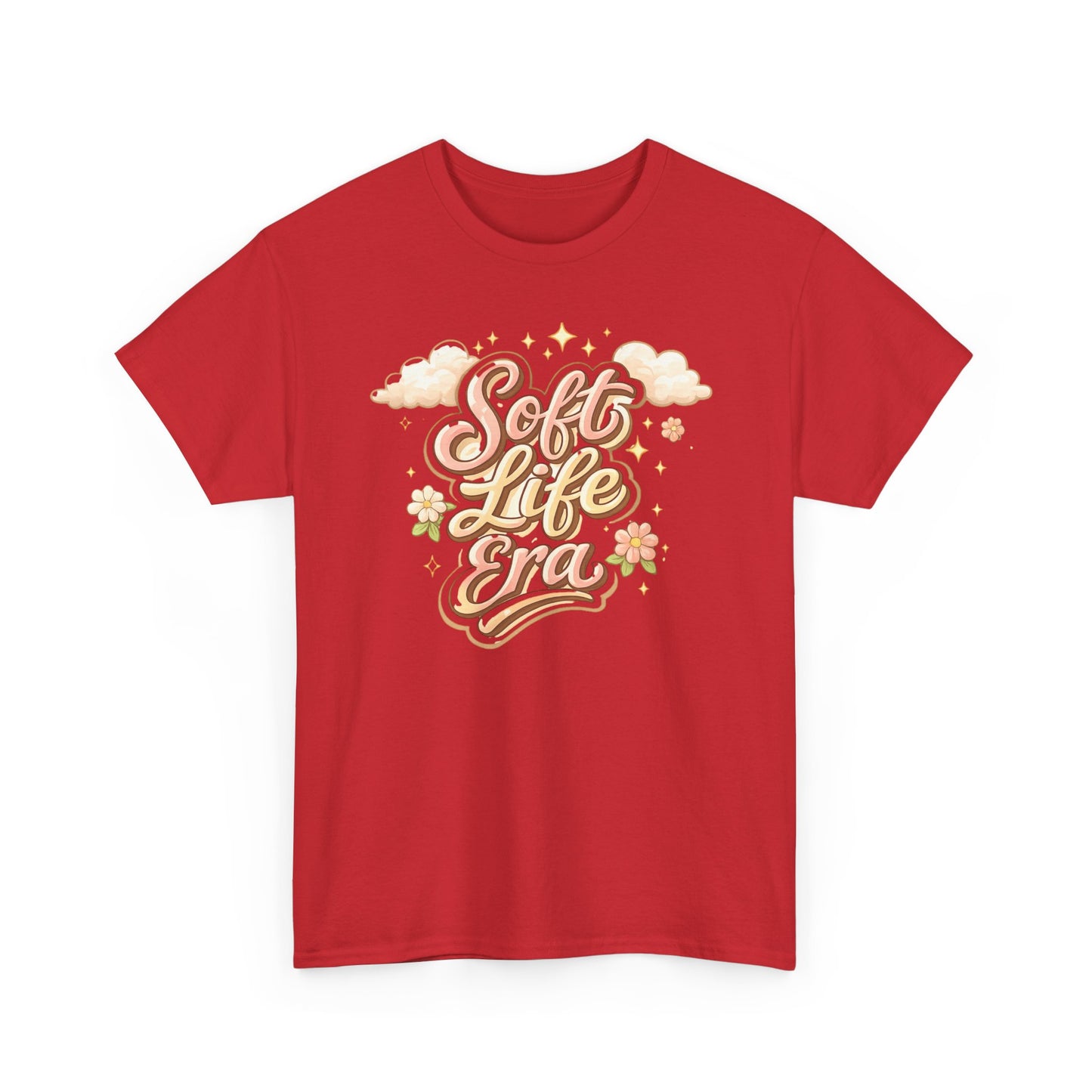 Soft Life Era Graphic Tee | Aesthetic Soft Girl Vintage Self Care Shirt