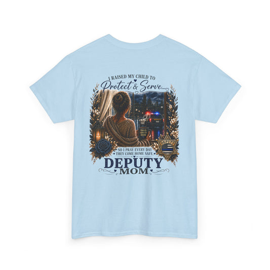 Deputy Mom Tee — Proud Police Mom "Back The Blue" Family Shirt