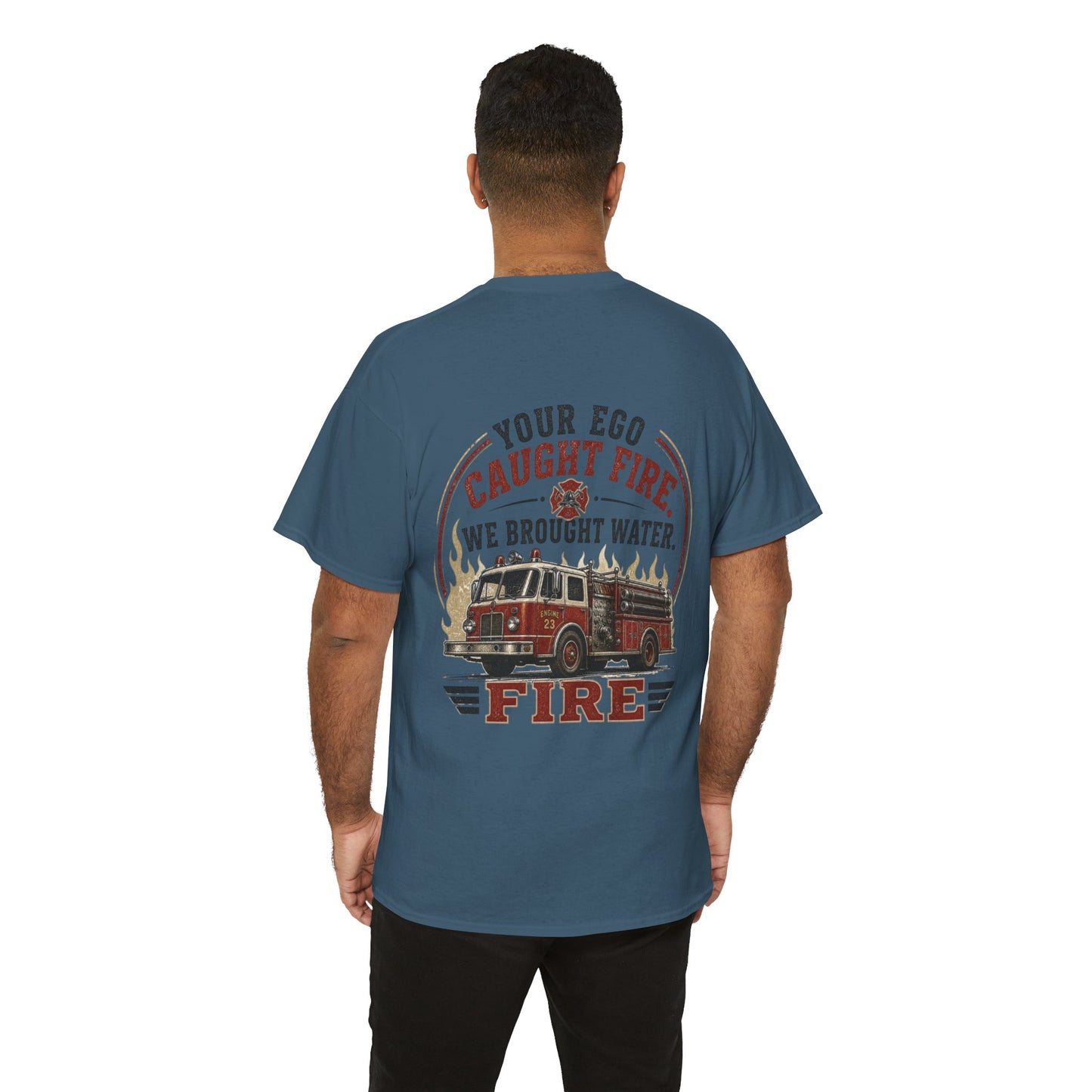 Vintage Firefighter Tee | Retro Fire Dept Shirt