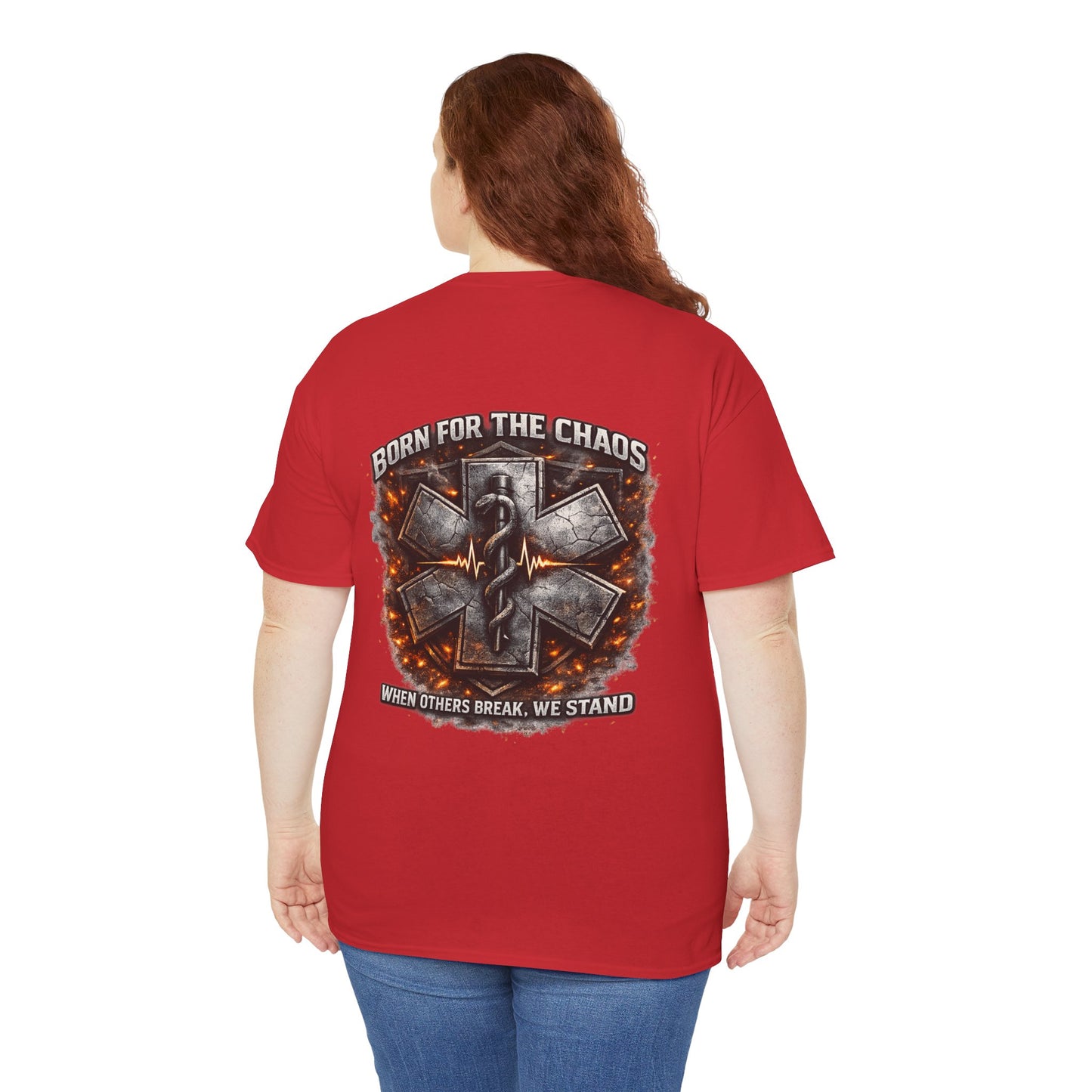 Born for Chaos Paramedic EMT T-Shirt — First Responder Gift