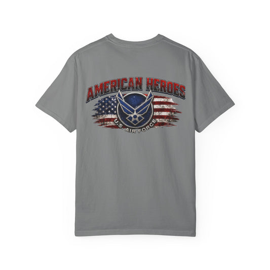 Air Force American Heroes T-Shirt — Patriotic U.S. Flag Military Tee