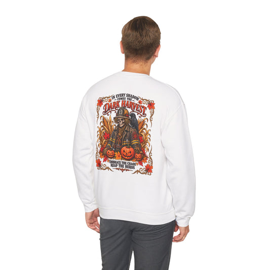 Dark Harvest Fire Fighter Scarecrow Sweatshirt