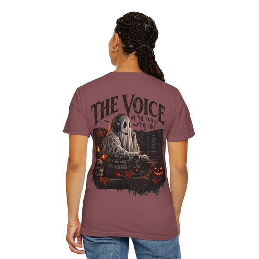 The Voice at the End of the Line | Halloween Dispatcher Shirt