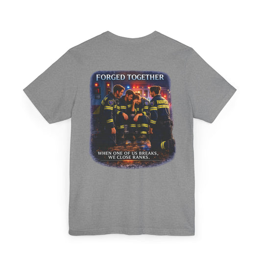 Forged Tee — 'Forged in Chaos' EMS & First Responder Tribute T-Shirt