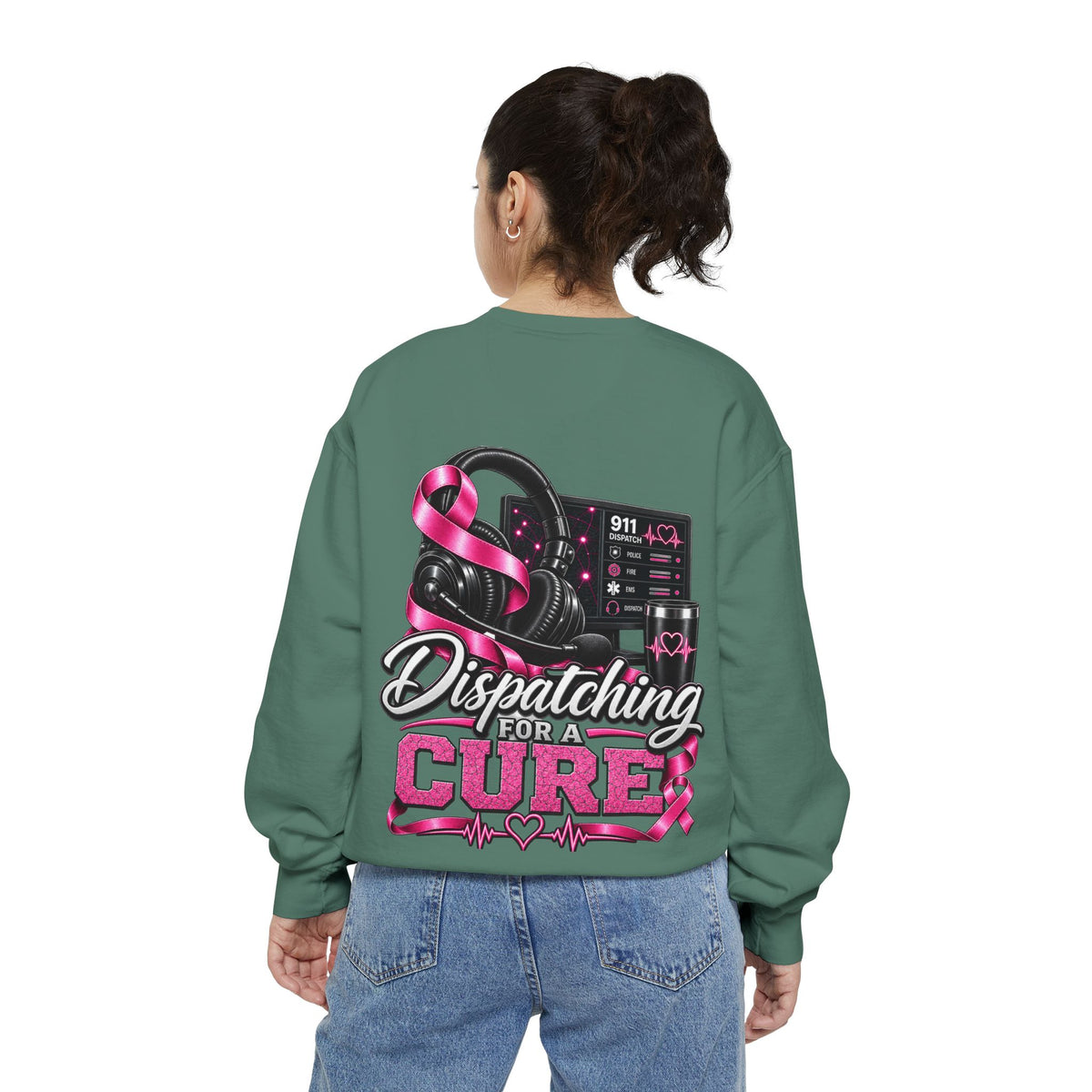 Dispatching for a Cure Sweatshirt