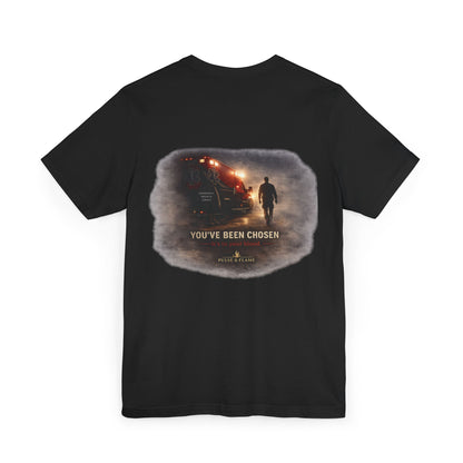 Chosen EMT T-Shirt — "Born for Emergency Medicine, Calm in Chaos" First Responder Gift