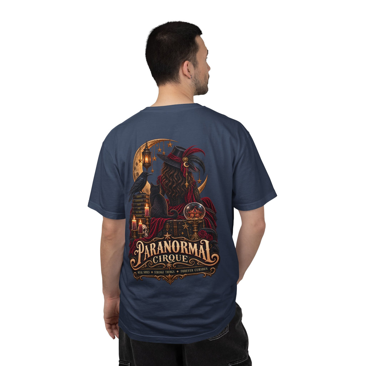 Paranormal Cirque T-Shirt — Gothic Raven Fortune Teller Tee