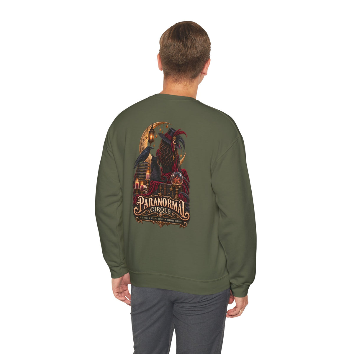 Paranormal Cirque | Real Souls, Strange Things & Forever Curious Gothic Shirt