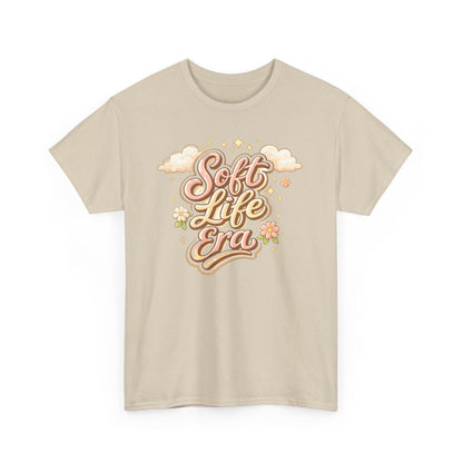 Soft Life Era Graphic Tee | Aesthetic Soft Girl Vintage Self Care Shirt