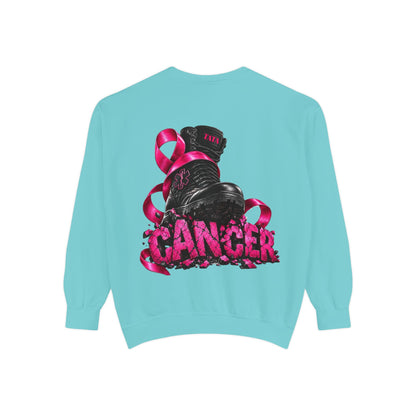 Cancer Awareness Sweatshirt  EMS Edition– Pink Ribbon Fighter Graphic Crewneck