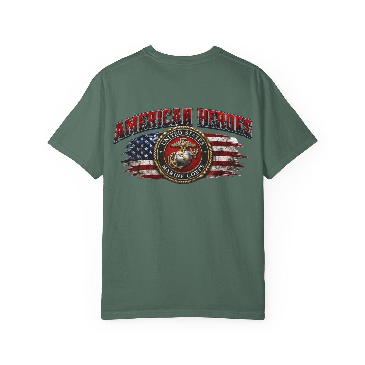 USMC 'American Heroes' Garment-Dyed T-Shirt