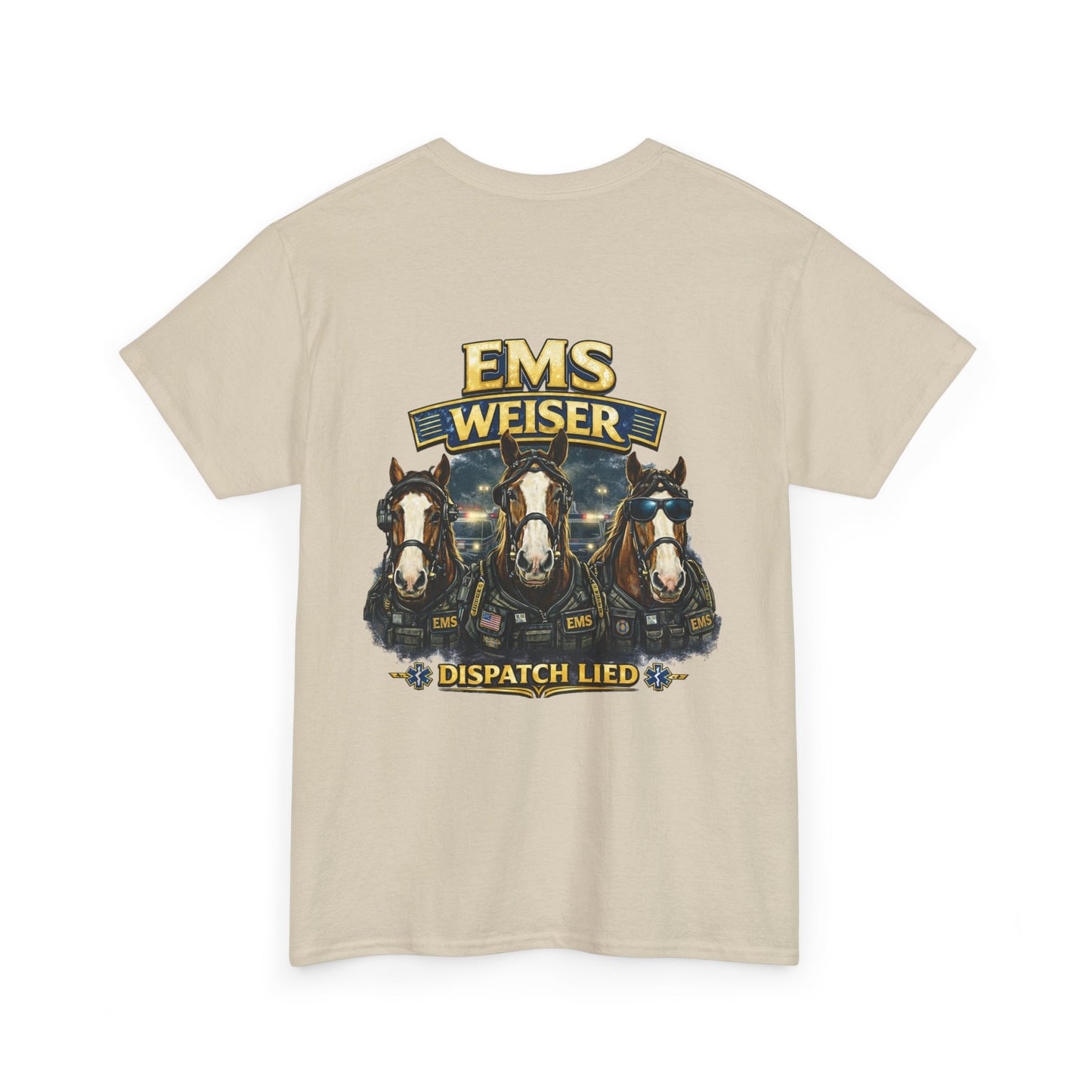 First Responder Medic Paramedic Firefighter Police T-Shirt | Dark Humor EMS Tee