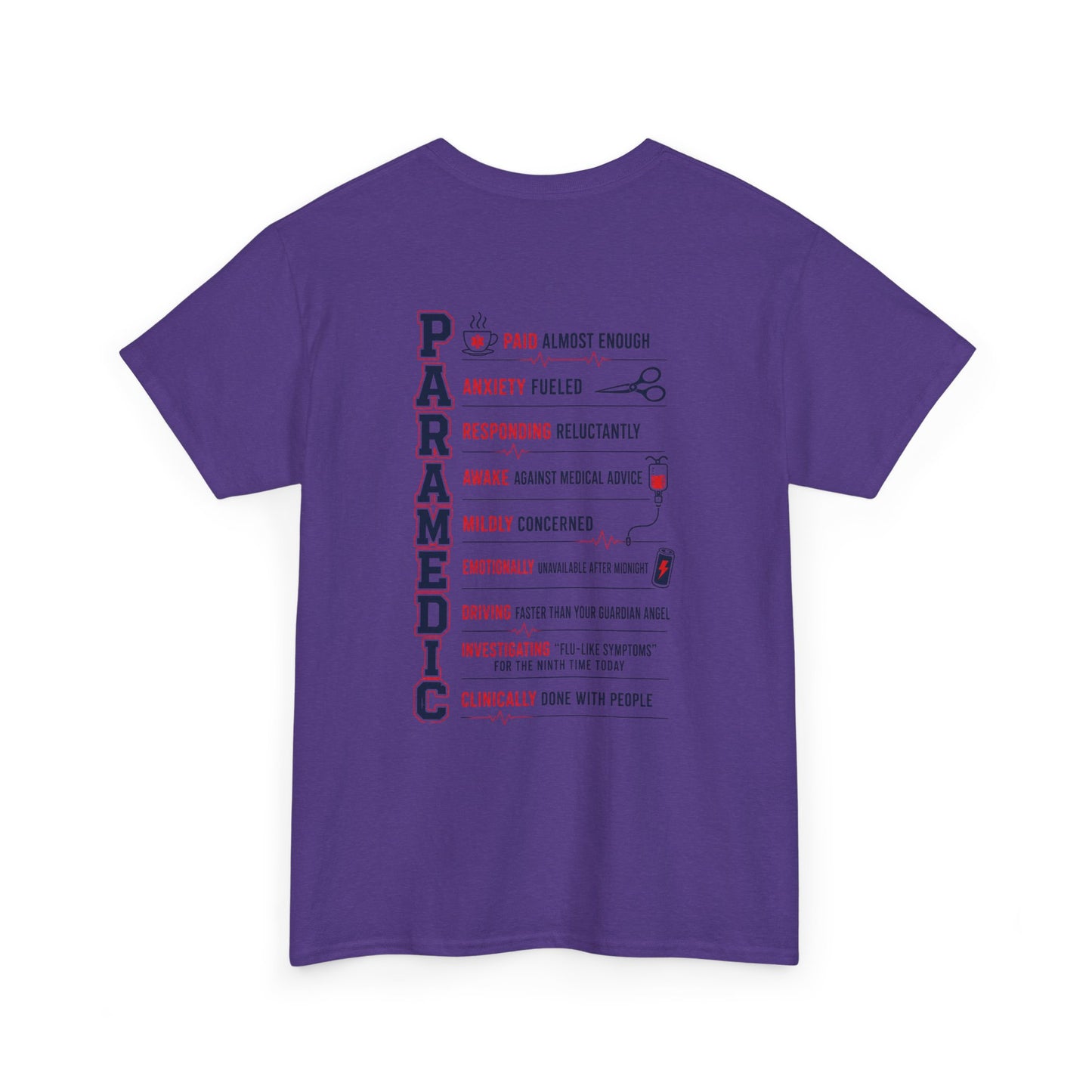 Paramedic Acronym Tee — "Clinically Done With People" EMT Humor First Responder Shirt
