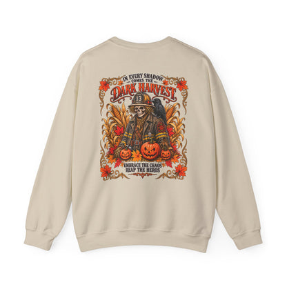 Dark Harvest Fire Fighter Scarecrow Sweatshirt
