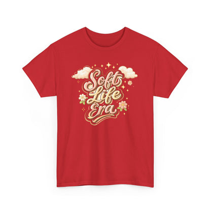 Soft Life Era Graphic Tee | Aesthetic Soft Girl Vintage Self Care Shirt