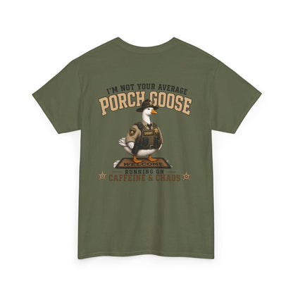 Deputy Porch Goose T-Shirt — "Meet Your Porch Guardian"