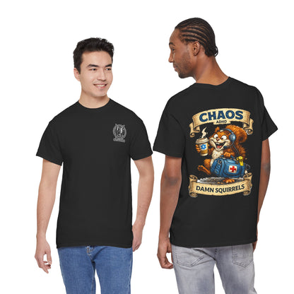ADHD Chaos Squirrel Paramedic Tee | EMS Chaos EMT Shirt