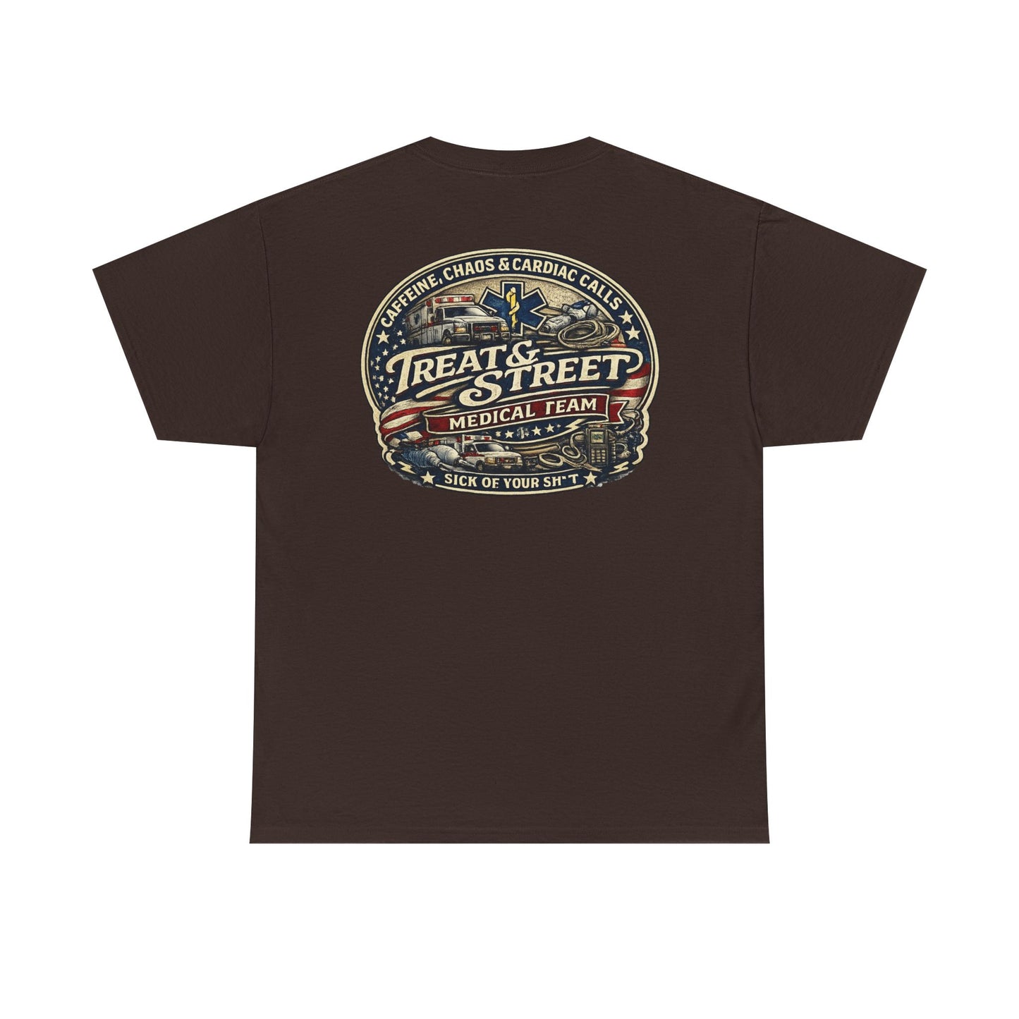 Treat & Street Medical Team First Responders T-Shirt | Firefighter Police EMS