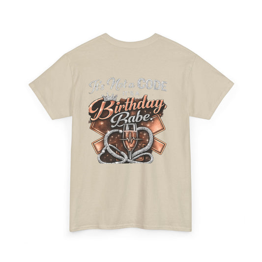 Bougie EMS Lady Birthday Tee — EMS Women First Responder Birthday Shirt