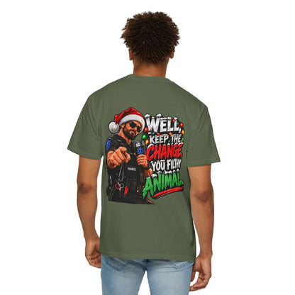 Funny Paramedic Christmas Shirt, Keep the Change You Filthy Animal, EMS Holiday Sweatshirt, EMT Gift, First Responder Christmas Apparel