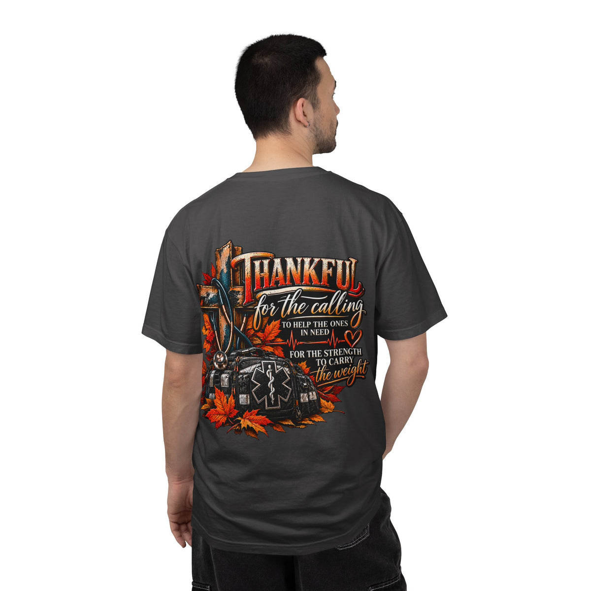Thankful for the Calling | EMS Faith & Thanksgiving T-Shirt