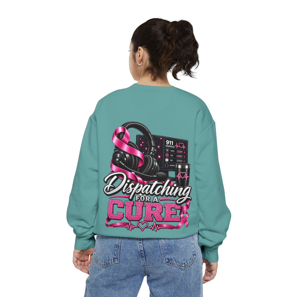 Dispatching for a Cure Sweatshirt