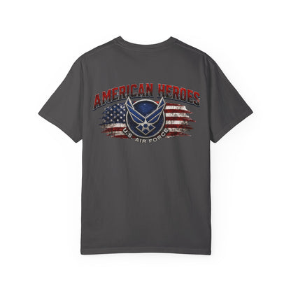 Air Force American Heroes T-Shirt — Patriotic U.S. Flag Military Tee