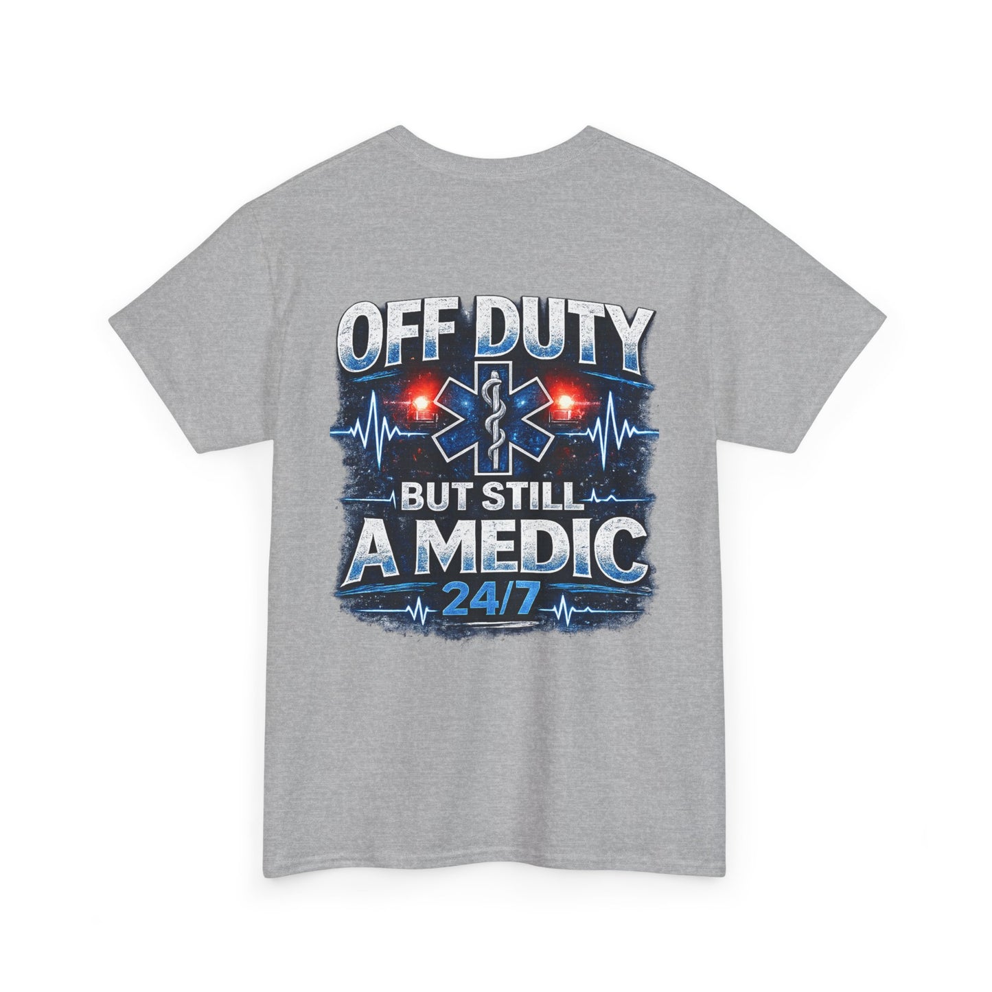 EMT Paramedic Tee — "Medic 24/7" First Responder Gift