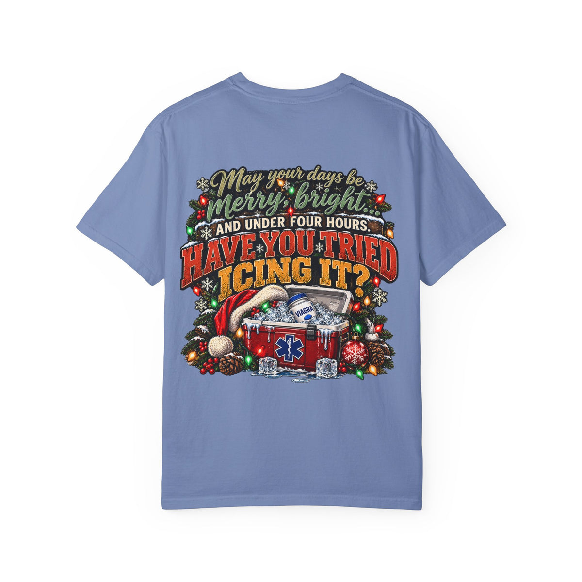 Have You Tried Icing It? Christmas EMS Shirt | Funny Paramedic Holiday T-Shirt & Sweatshirt | Adult Medical Humor Gift