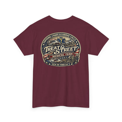Treat & Street Medical Team First Responders T-Shirt | Firefighter Police EMS