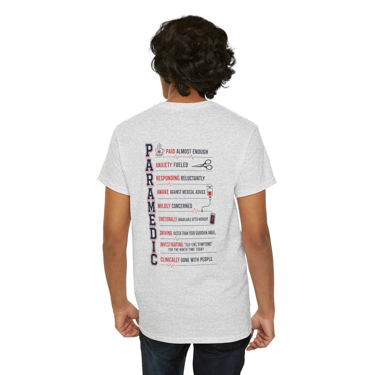 Paramedic Acronym Tee — "Clinically Done With People" EMT Humor First Responder Shirt