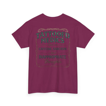 Caffeine & Chaos Tattooed Medics Tee | Paramedic EMS Humor