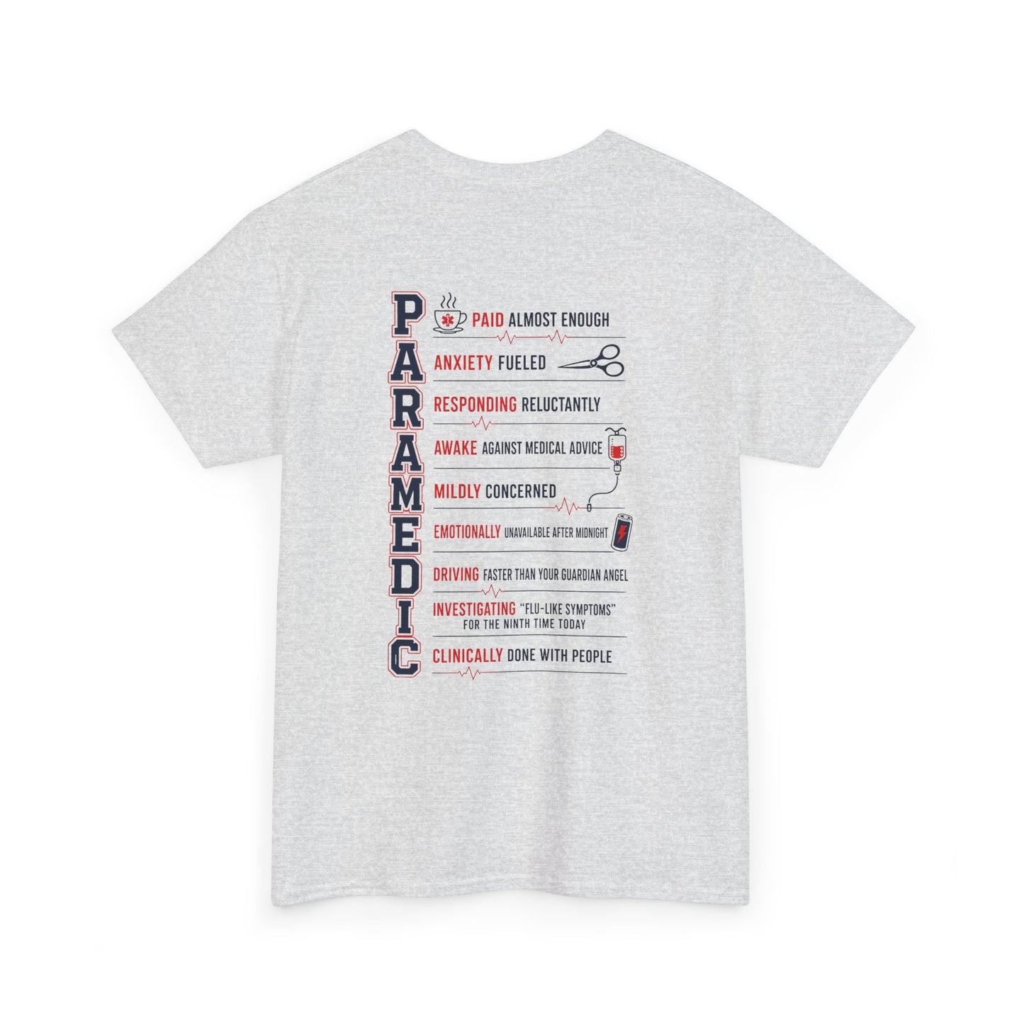 Paramedic Acronym Tee — "Clinically Done With People" EMT Humor First Responder Shirt