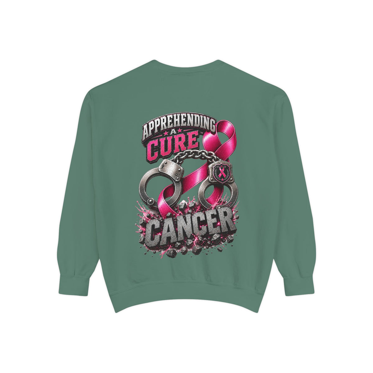 Apprehending a cure Breast Cancer Awareness Sweatshirt  LEO edition
