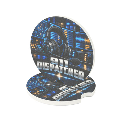 Soapstone Car Coaster — 911 Dispatcher Design