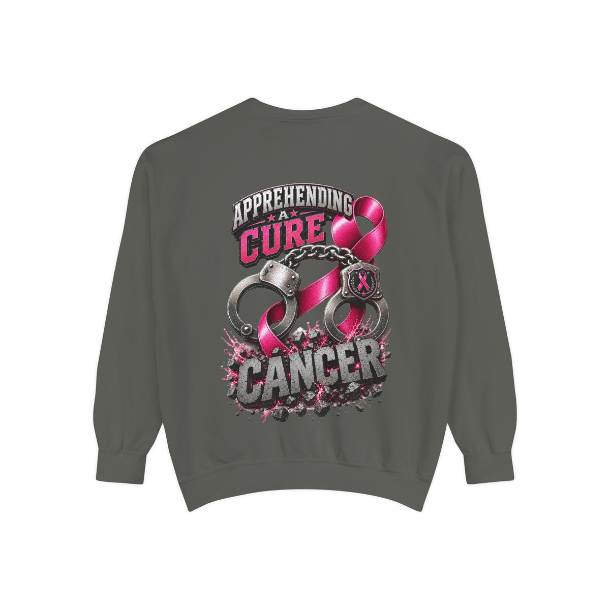 Apprehending a cure Breast Cancer Awareness Sweatshirt  LEO edition