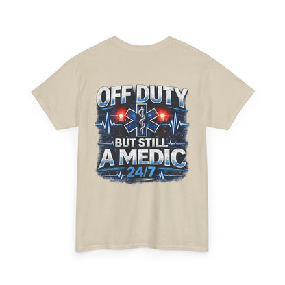 EMT Paramedic Tee — "Medic 24/7" First Responder Gift