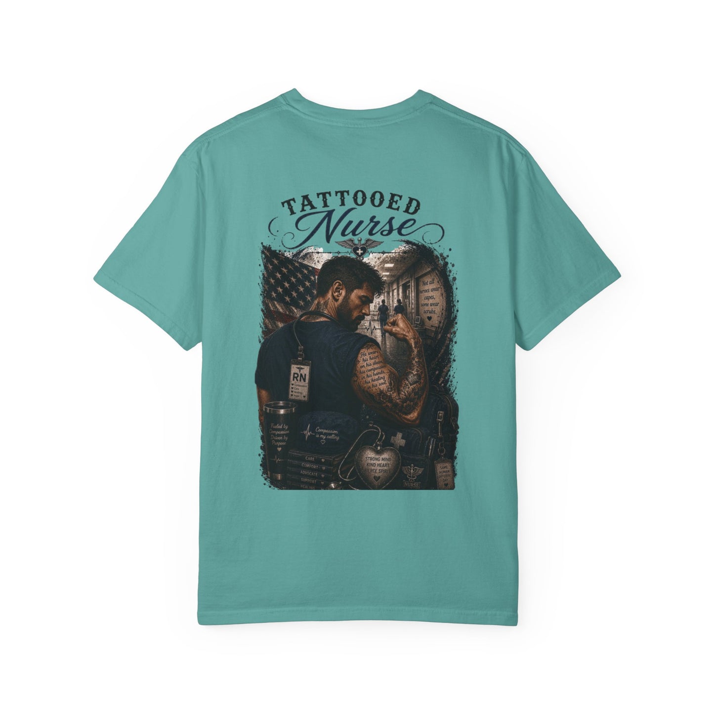 Tattooed Nurse Compassion Is My Calling T-shirt | RN Tattoo-Inspired Shirt
