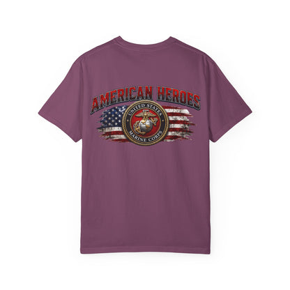 USMC 'American Heroes' Garment-Dyed T-Shirt