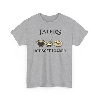 Taters Potato Lover Tee | Funny Comfort Food Graphic Shirt, Country Humor