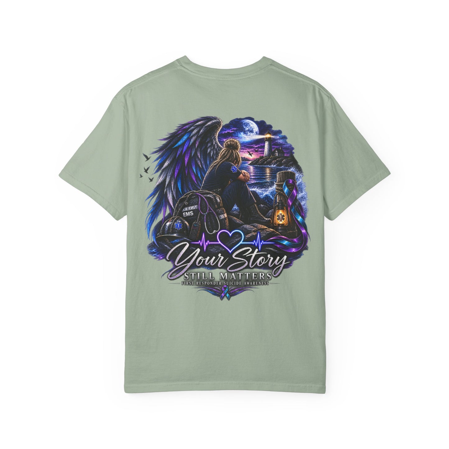 Your Story Still Matters T-Shirt — Angel Wings Memorial Tee