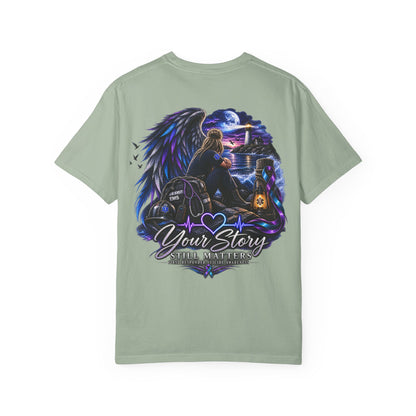Your Story Still Matters T-Shirt — Angel Wings Memorial Tee