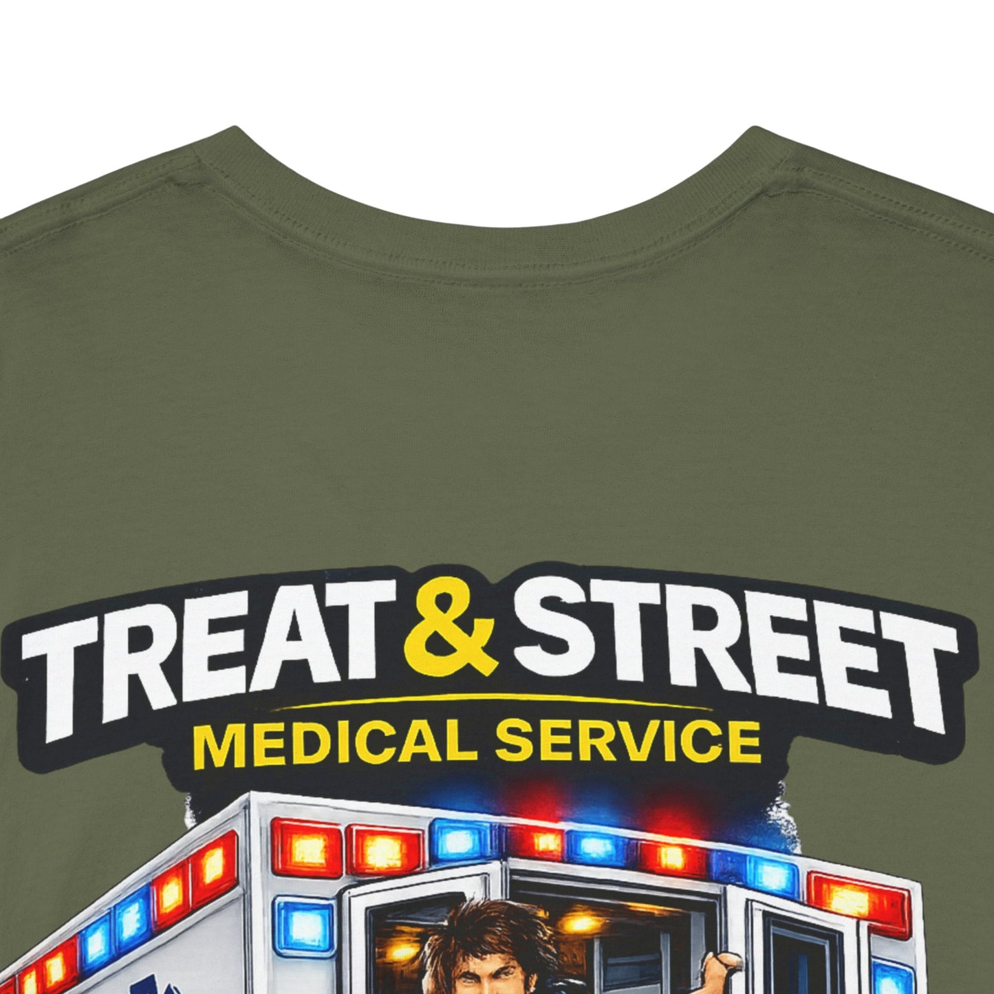 Funny EMT Tee — "Treat & Street Fast as F*ck" Paramedic & First Responder Gift