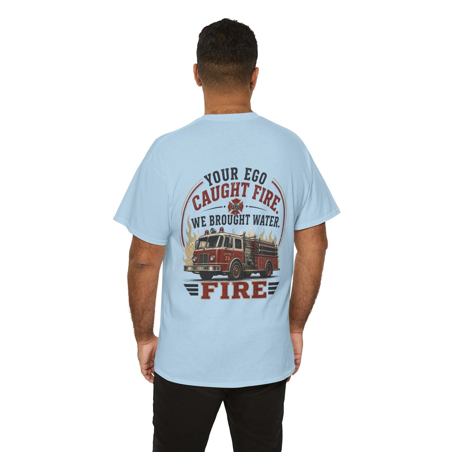 Vintage Firefighter Tee | Retro Fire Dept Shirt