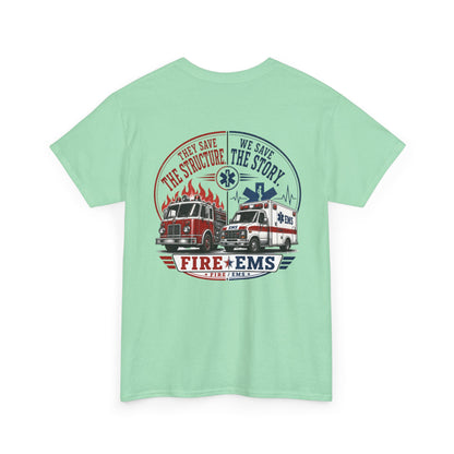 Fire Department & EMS Sarcasm T-Shirt — Funny Emergency Services Tee