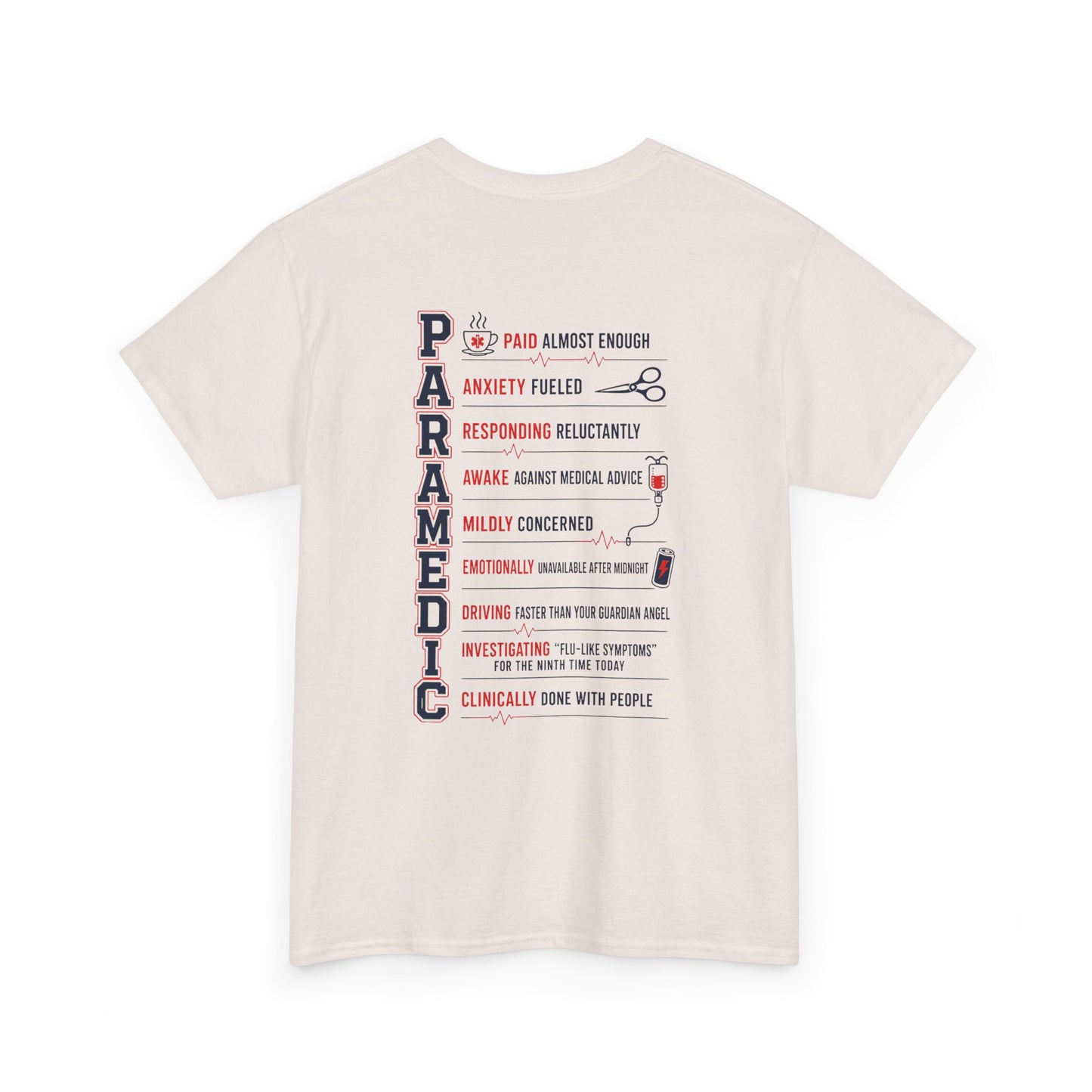 Paramedic Acronym Tee — "Clinically Done With People" EMT Humor First Responder Shirt