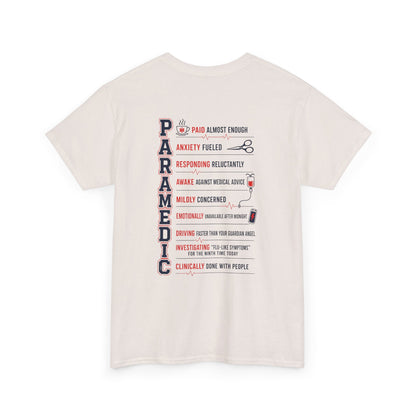 Paramedic Acronym Tee — "Clinically Done With People" EMT Humor First Responder Shirt