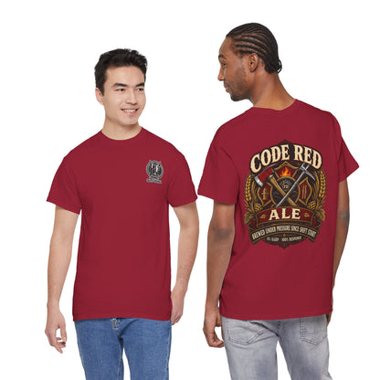 Code Red Ale Firefighter T‑Shirt — Brewed Under Pressure Tribute