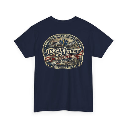 Treat & Street Medical Team First Responders T-Shirt | Firefighter Police EMS