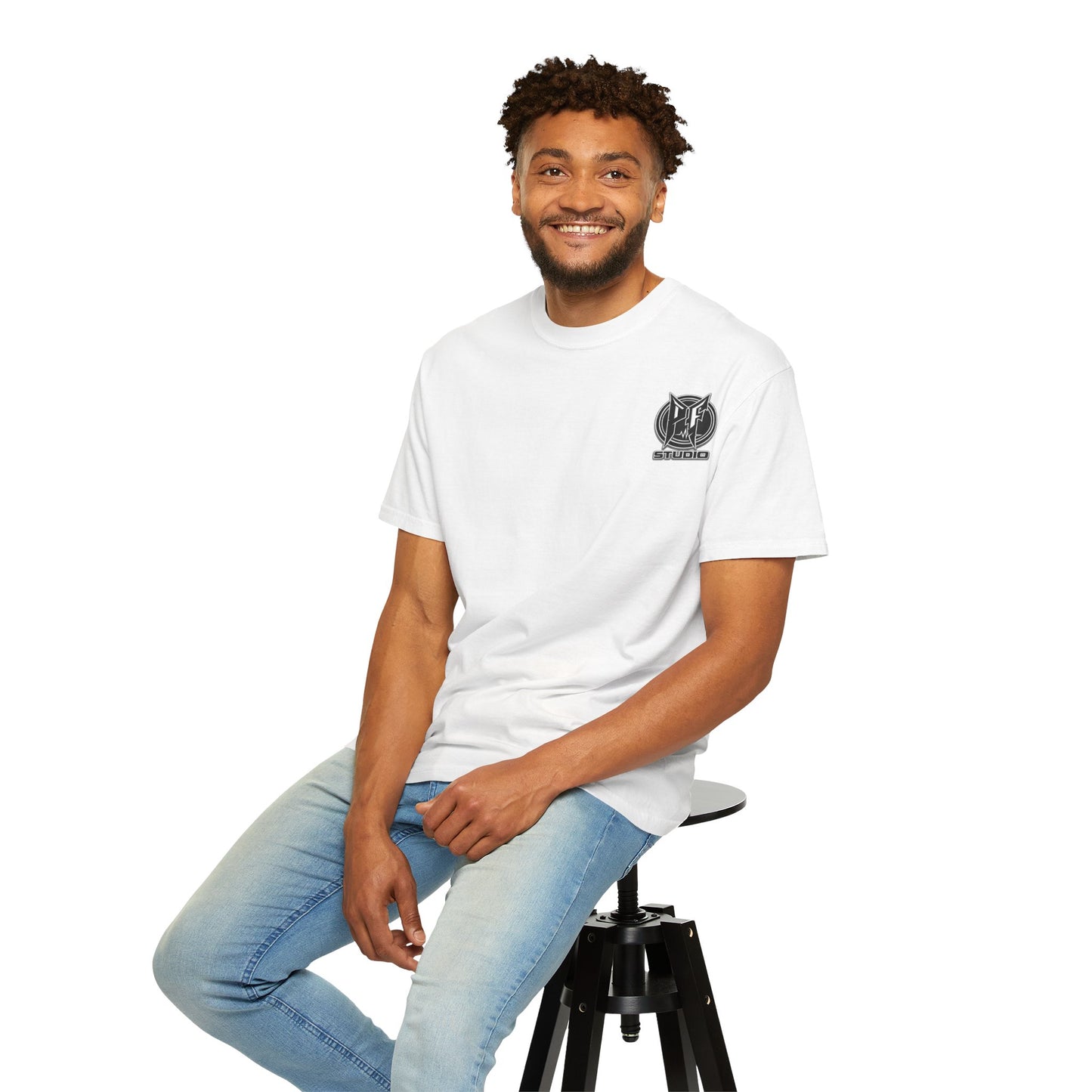 Firefighter Tribute T-Shirt — "343 Never Forget" Fire Rescue Back Design